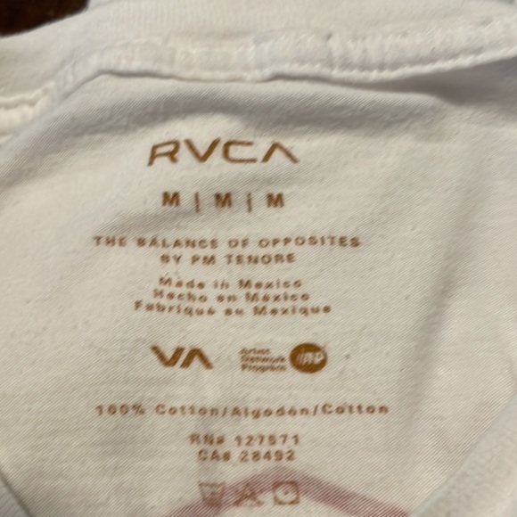 Rvca Long Sleeve T Shirt Size Medium - Picture 5 of 5